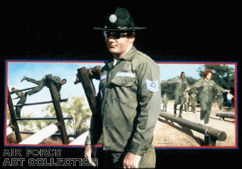 CONFIDENCE COURSE, LACKLAND AFB, TEXAS